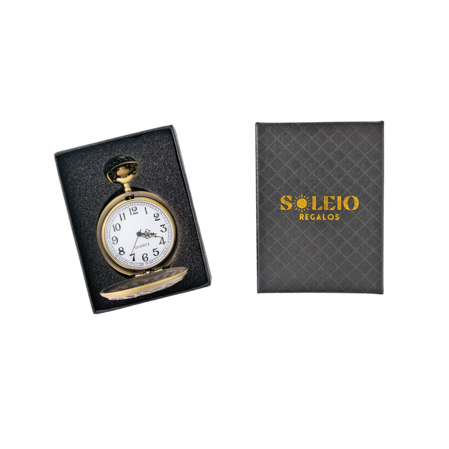 Reloj De Bolsillo Metálico Retro Dad