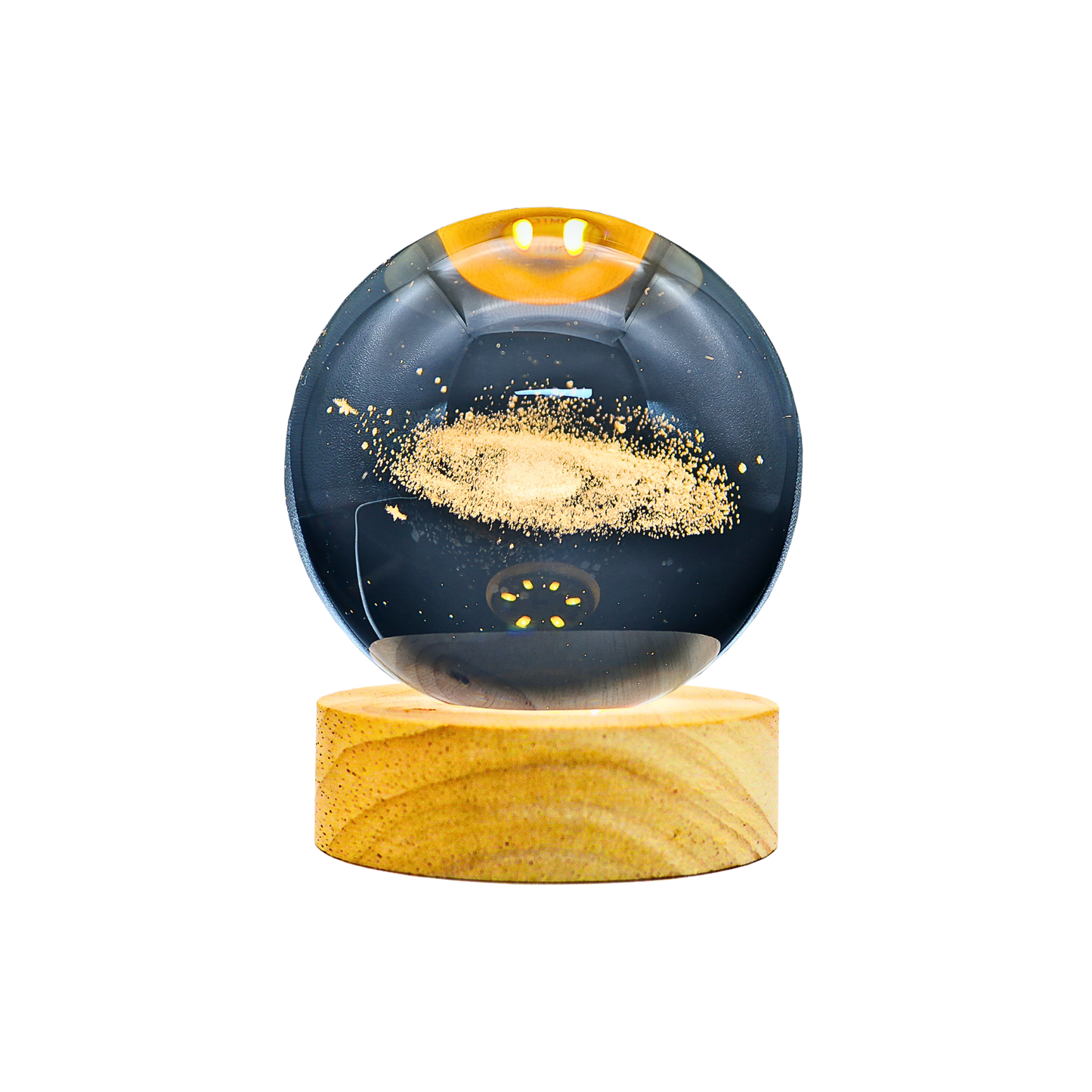 Lámpara Bola de Cristal 3D LED Galaxia