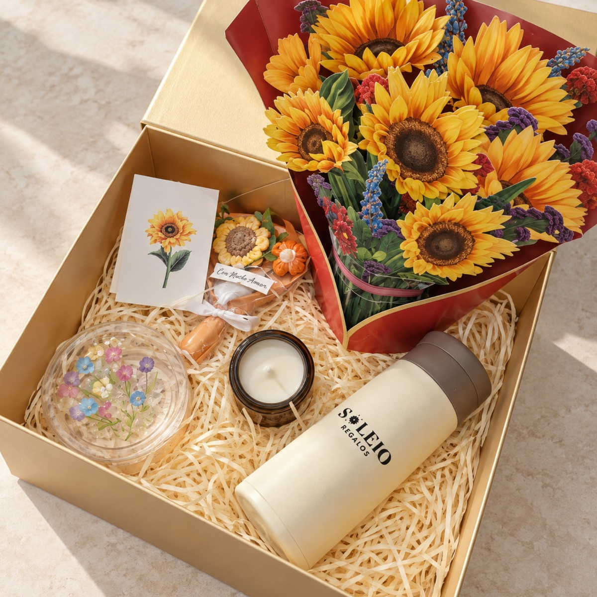 Giftbox Para Ella - Flores Amarillas