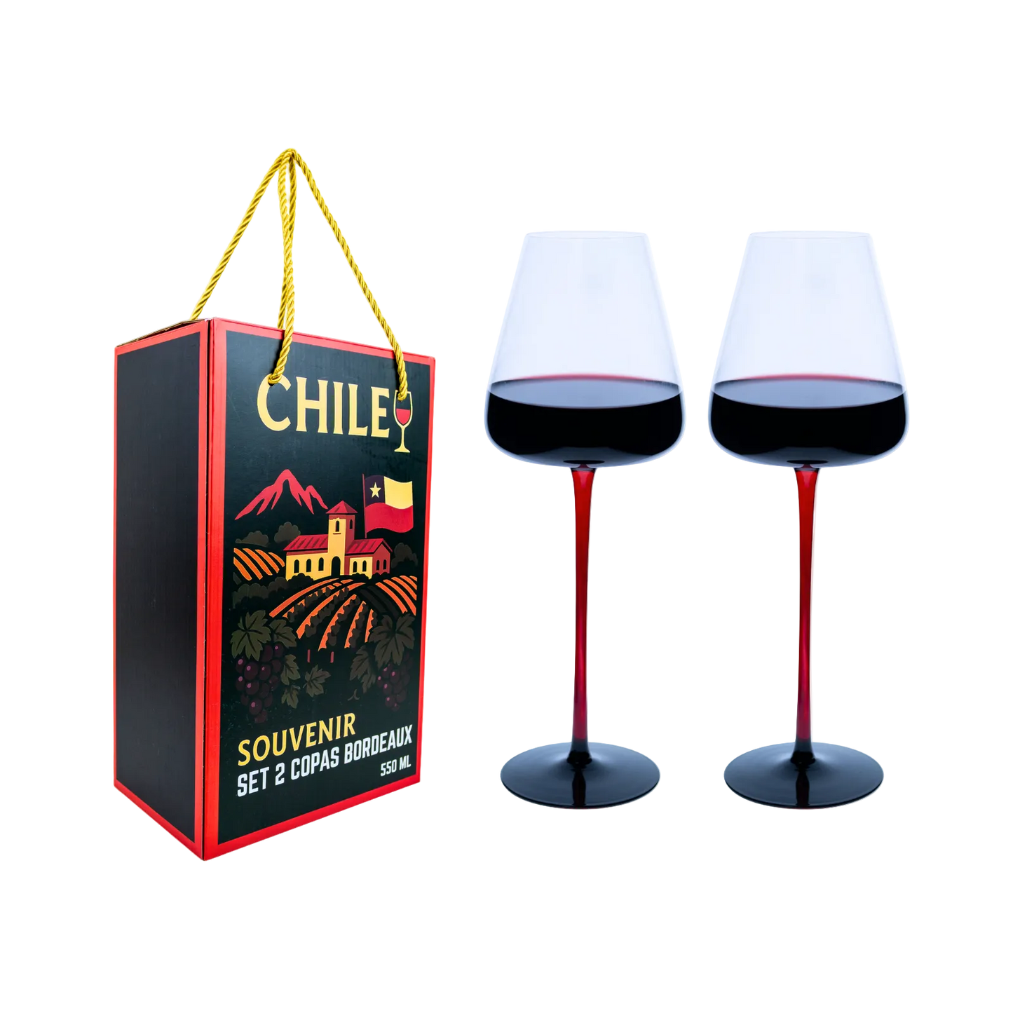 Set 2 Copas de Vino Bordeaux 550 ml