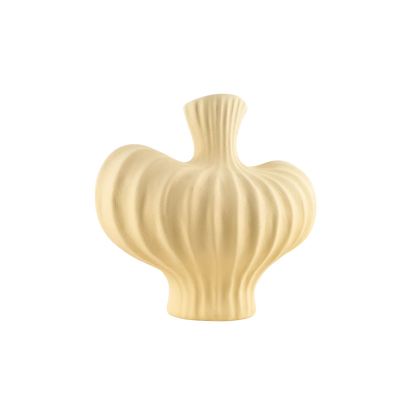 Florero Estatuilla Corazón de Porcelana Francesa Beige