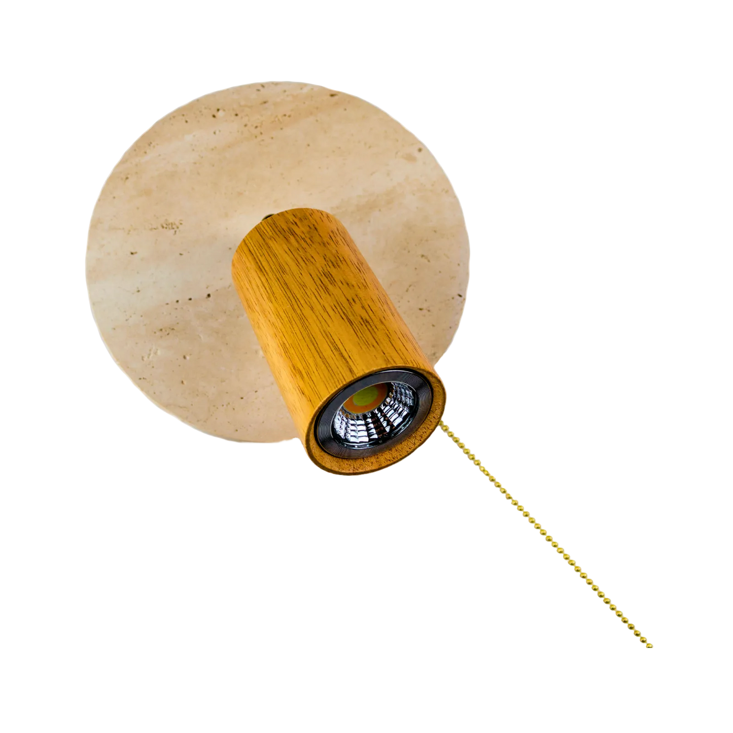 Lámpara LED Plafón de Piedra Travertino Beige