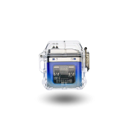 Encendedor de Plasma Doble Arco Recargable Azul