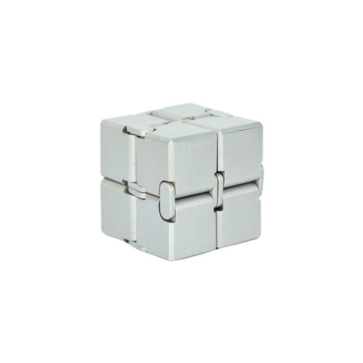 Juguete Fidget Cube Anti Estrés Plateado