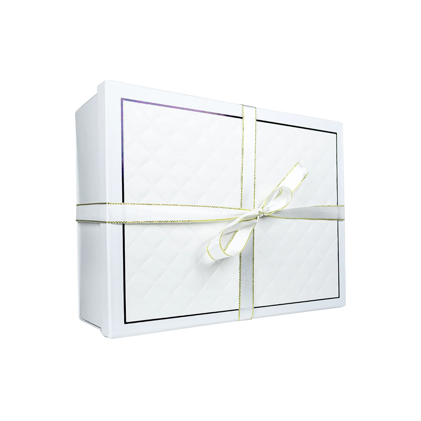 Caja Para Regalos Con Tapa Y Cinta XL Blanco