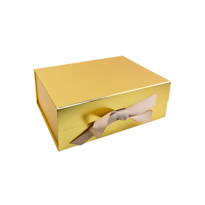 Caja Para Regalos L Dorada
