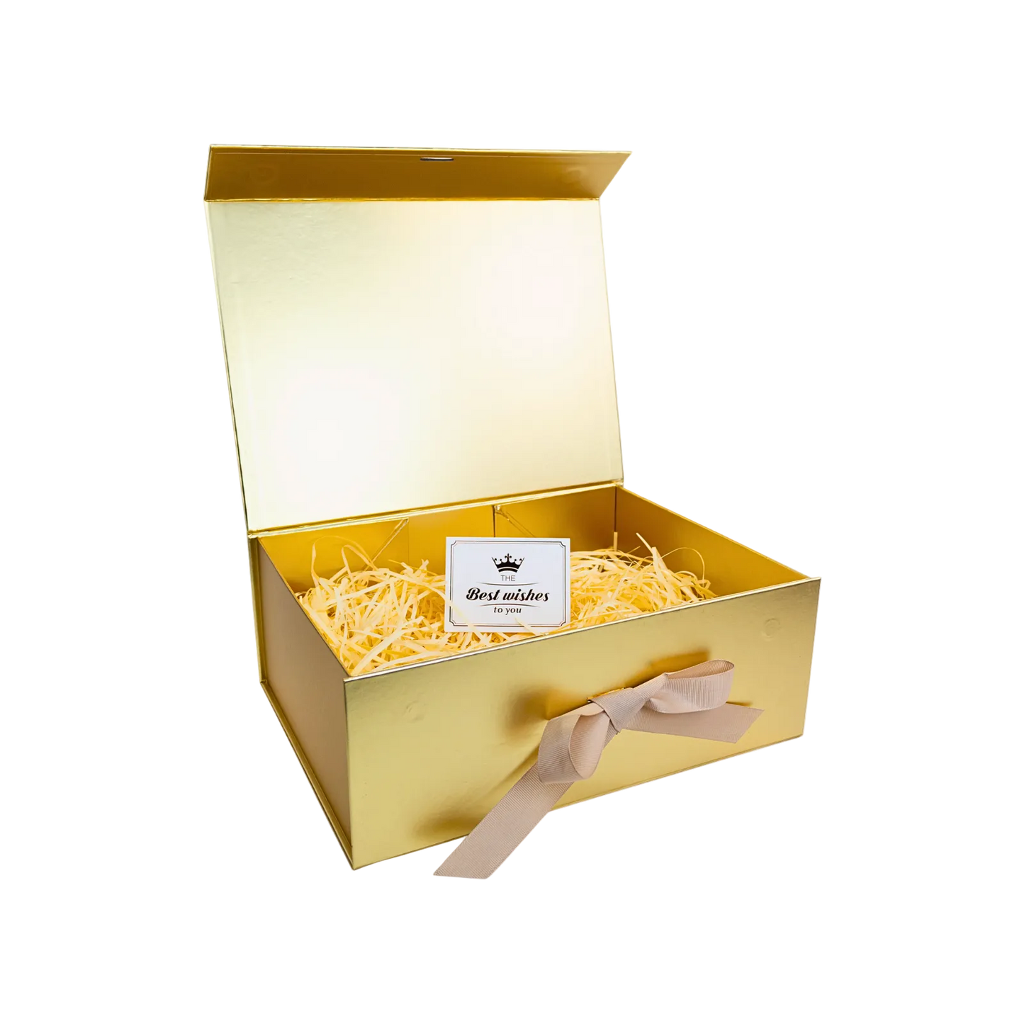 Caja Para Regalos XL Dorada
