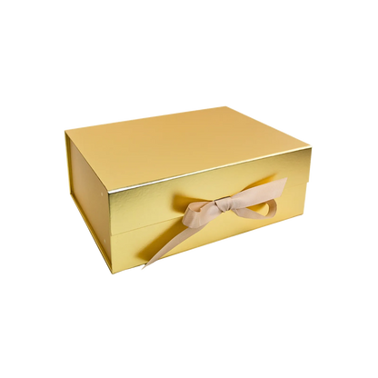 Caja Para Regalos XL Dorada