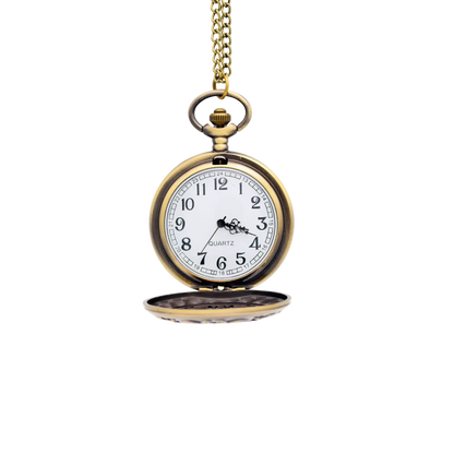 Reloj De Bolsillo Metálico Retro Dad
