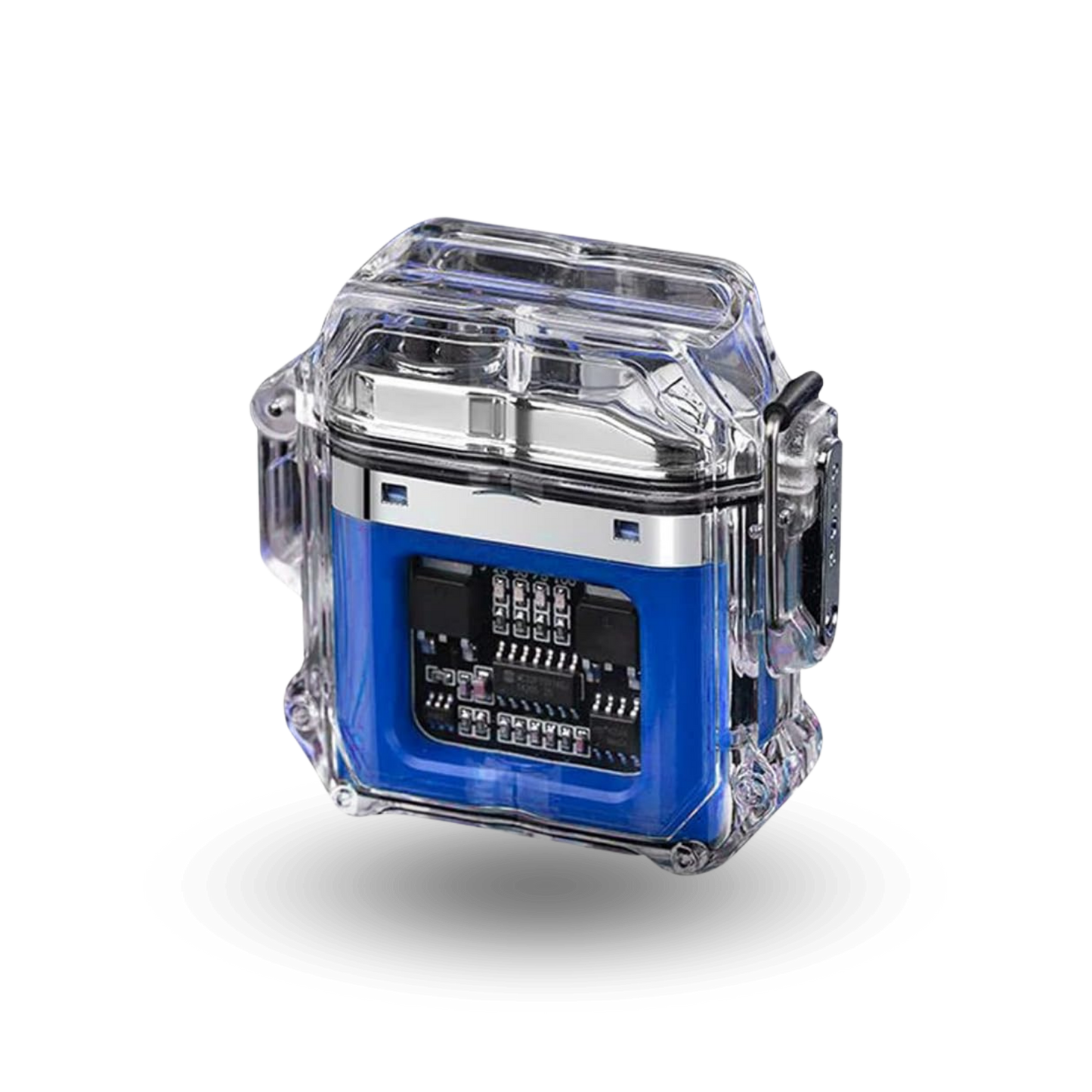 Encendedor de Plasma Doble Arco Recargable Azul