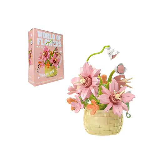 Kit De Flores Armables Rosada