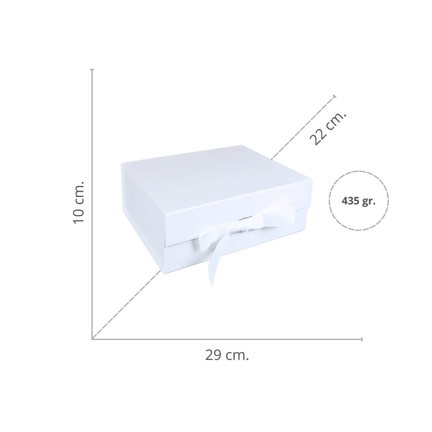 Caja Para Regalos L Blanco