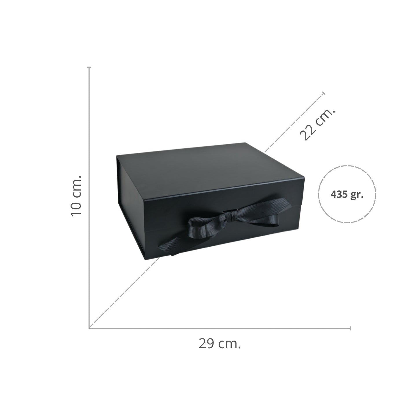 Caja Para Regalos L Negro