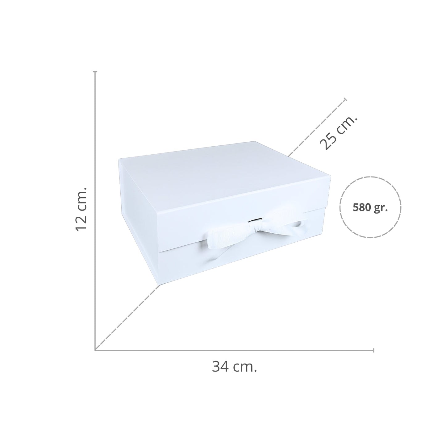 Caja Para Regalos XL Blanco