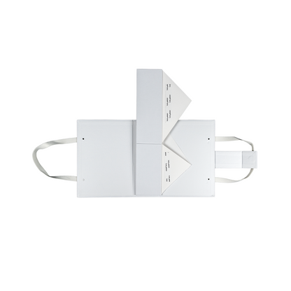 Caja Para Regalos con Asas L Blanco