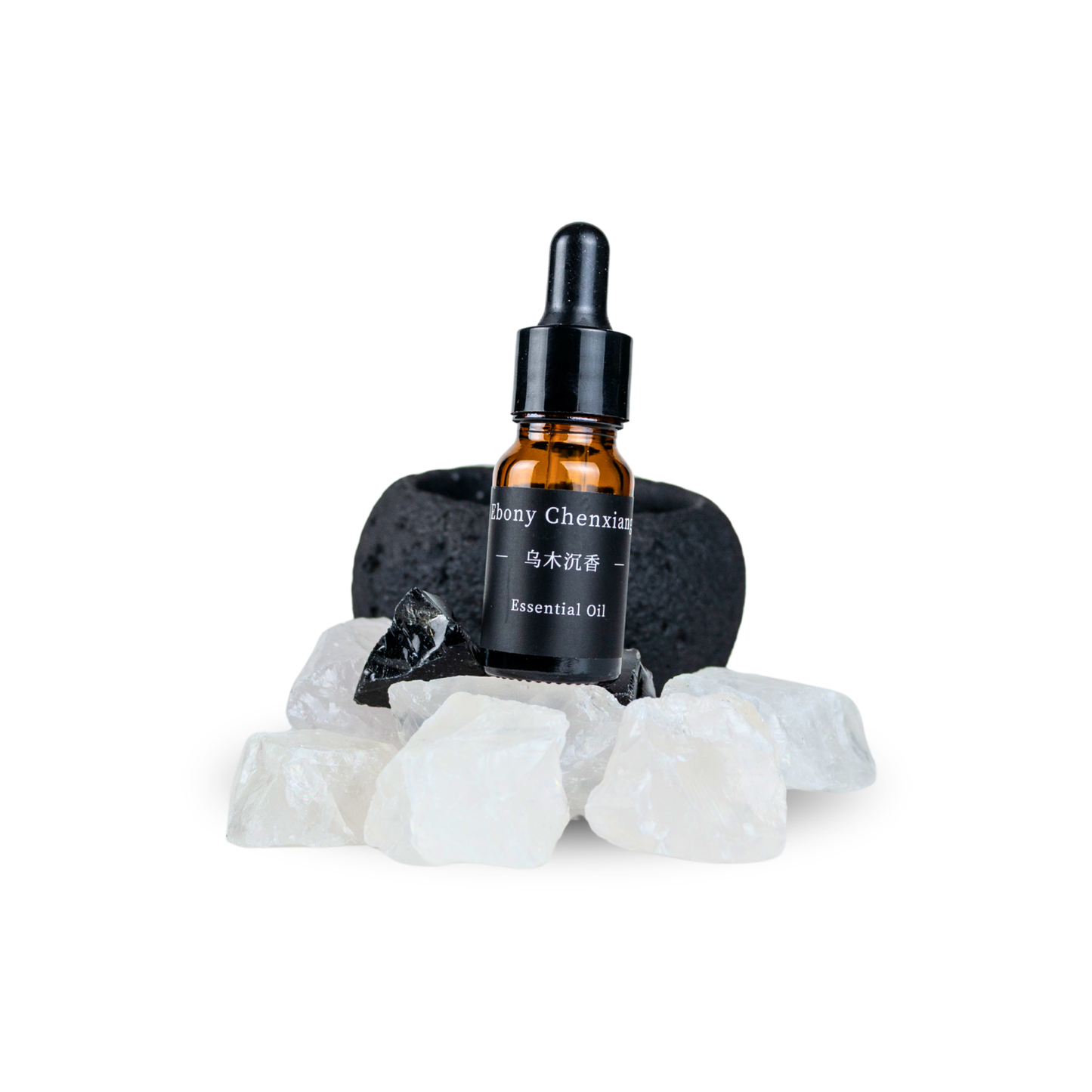Difusor Aromático Piedra Volcánica Y Cuarzo