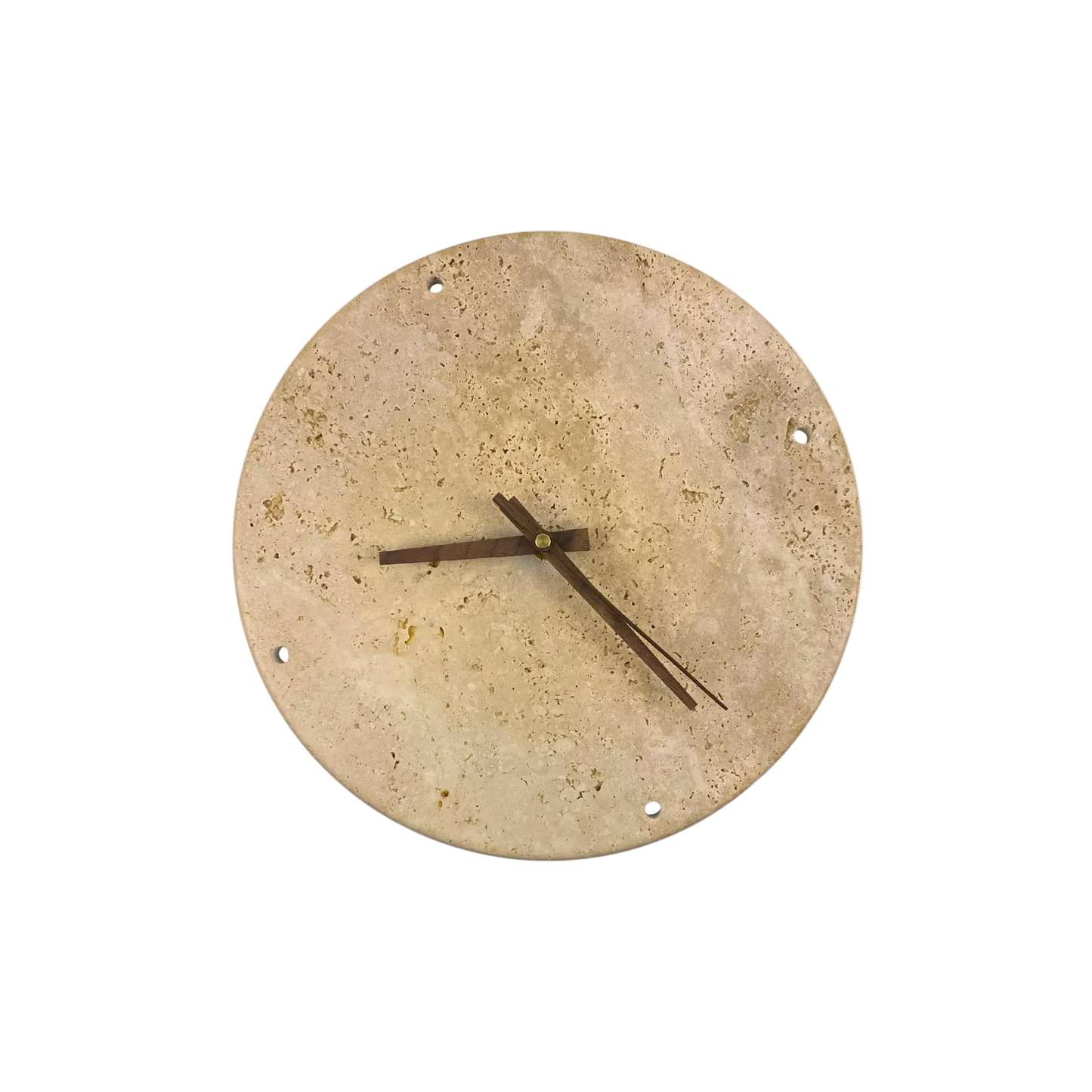 Reloj de Pared LED de Piedra Natural