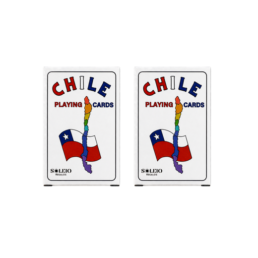 Set 2 Juegos Cartas Naipes De Chile