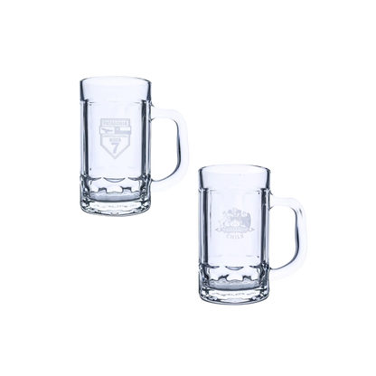 Set 2 Vasos Shop Cervecero Escudo y Patagonia Chile 425 ml