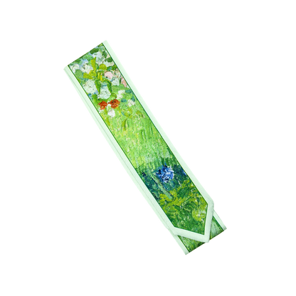 Pañuelo Twilly de Seda Para Cabello y Cuello Verde